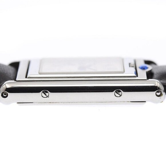 CARTIER Tank Basculante W1011158 Beige Dial Quartz Ladies Watch - Picture 7 of 11